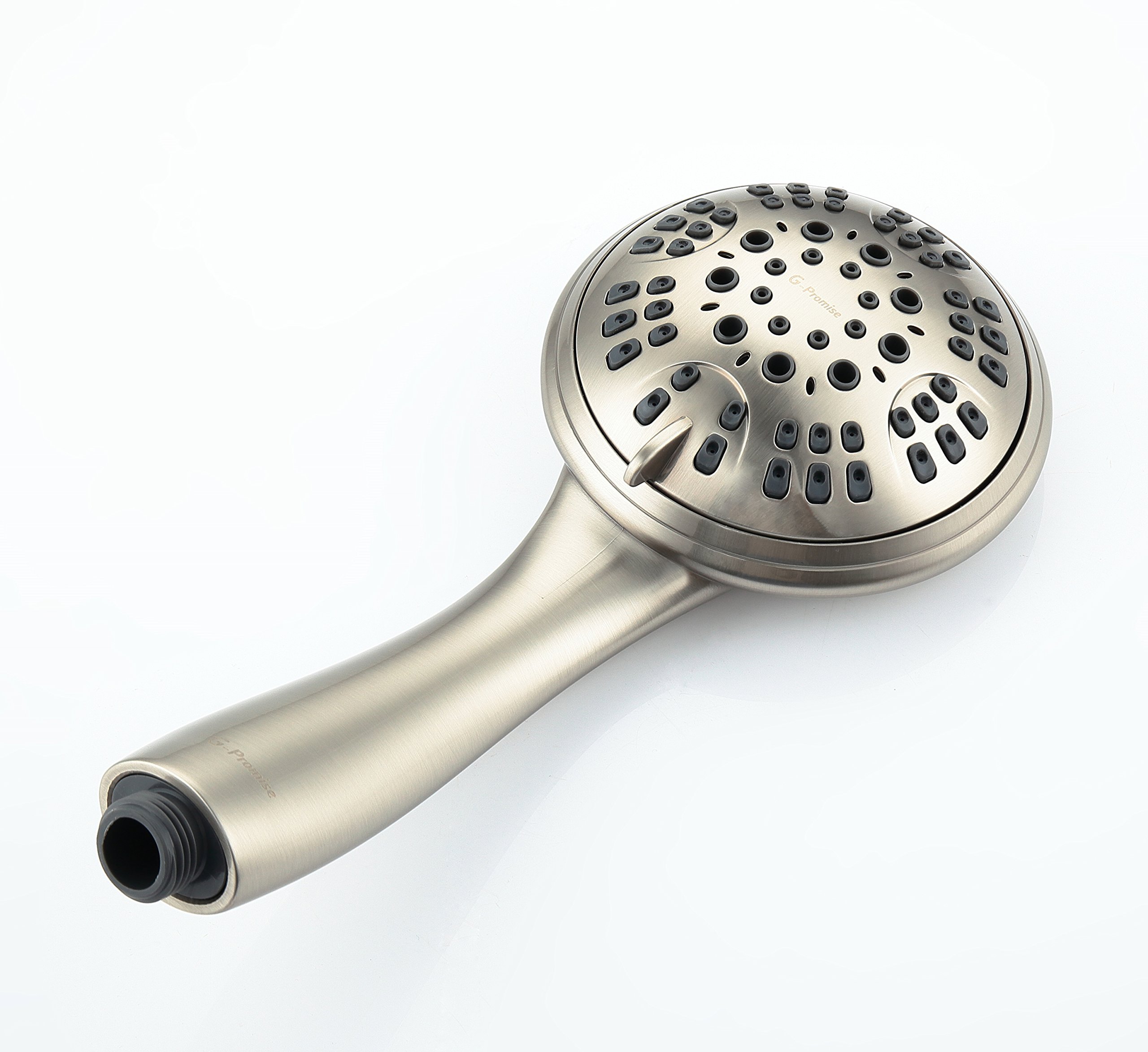 G Promise A Brushed Nickel High Pressure Shower Head Premium Spray