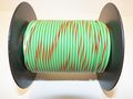 Light Green Orange Striped 18 Ga Awg Gxl Wire 100 Spool For Automotive Truck Motorcycle Rv General Purpose Copper 94 O D 