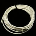 Vintage Style Single Conductor Guitar Wire 6-foot 24 Awg White 