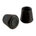 Shepherd Hardware 8760e 3 4-inch Inside Diameter Rubber Leg Tips 24-pack 4 Black 