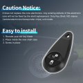 Key Shell Caseless Entry Remote Key Fob Replacement For Subaru Impreza 2005-2008 Outback 2005-2007 2 Buttons Nhvwb1u711
