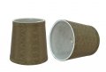 Aspen Creative 32833-2a Small Hardback Empire Shape Chandelier Clip-on Lamp Shade Set 2 Pack Transitional Design In Light Brown 