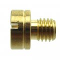 M5x0 75mm Large Round Carb Main Jets 155 160 170 175 180 For Carburetor N100 604 Stainless Steel Polished Finish Street Bike 
