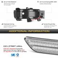 Vipmotoz Dynamic Full Led Side View Mirror Turn Signal Lights Compatible With 2011-2016 Scion Tc 2008-2015 Xb Chrome Housing