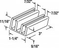 Prime-line M 6089 Nylon Shower Door Bottom Guide 2 Pack