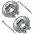 Rear Wheel Castle Nut And Cotter Pin Kit For Yamaha Big Bear 250 Yfm250b Grizzly 125 Yfm125g Raptor 350 Yfm350r 90171-14004-00 