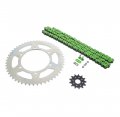 Green O Ring Chain Sprocket For Yamaha 00-02 Yz426f 01-02 Wr426f 13 52 116l