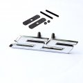 Yoaoo 1x Oem Ss Emblem Grille Decal Badge 3d For Camaro Gm Series Front Chrome White