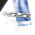 Yoaoo 1x Oem Ss Emblem Grille Decal Badge 3d For Camaro Gm Series Front Chrome White
