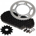 Caltric Black O-ring Drive Chain And Sprocket Kit Compatible With Suzuki Rm250 1989-1997 2001 2002 2003