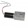 Tsiny Reversible 12v Electrical Dc Worm Gear Motor 3 5 Rpm Low Speed With Metal Geared Box Reducer Right Angle Output Shaft 8mm