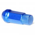 Circuit Performance Forged Steel Extended Hex Lug Nut For Aftermarket Wheels 12x1 25 Blue 20 Piece Set Tool
