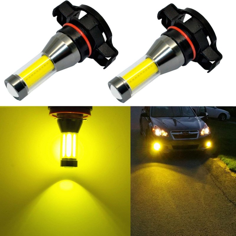 Alla Lighting Xtreme Super Bright Led 5201 5202 Fog Light Bulbs High Power Cob Universal Ps19w 12085 5201 Bulb Lights Drl Lamp