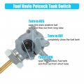 Uxcell Motorcycle Fuel Valve Petcock Gas Tank Switch Fit For Honda Cb500 1993-2003