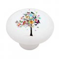 Gotham Decor Butterfly Tree Ceramic Drawer Knob 