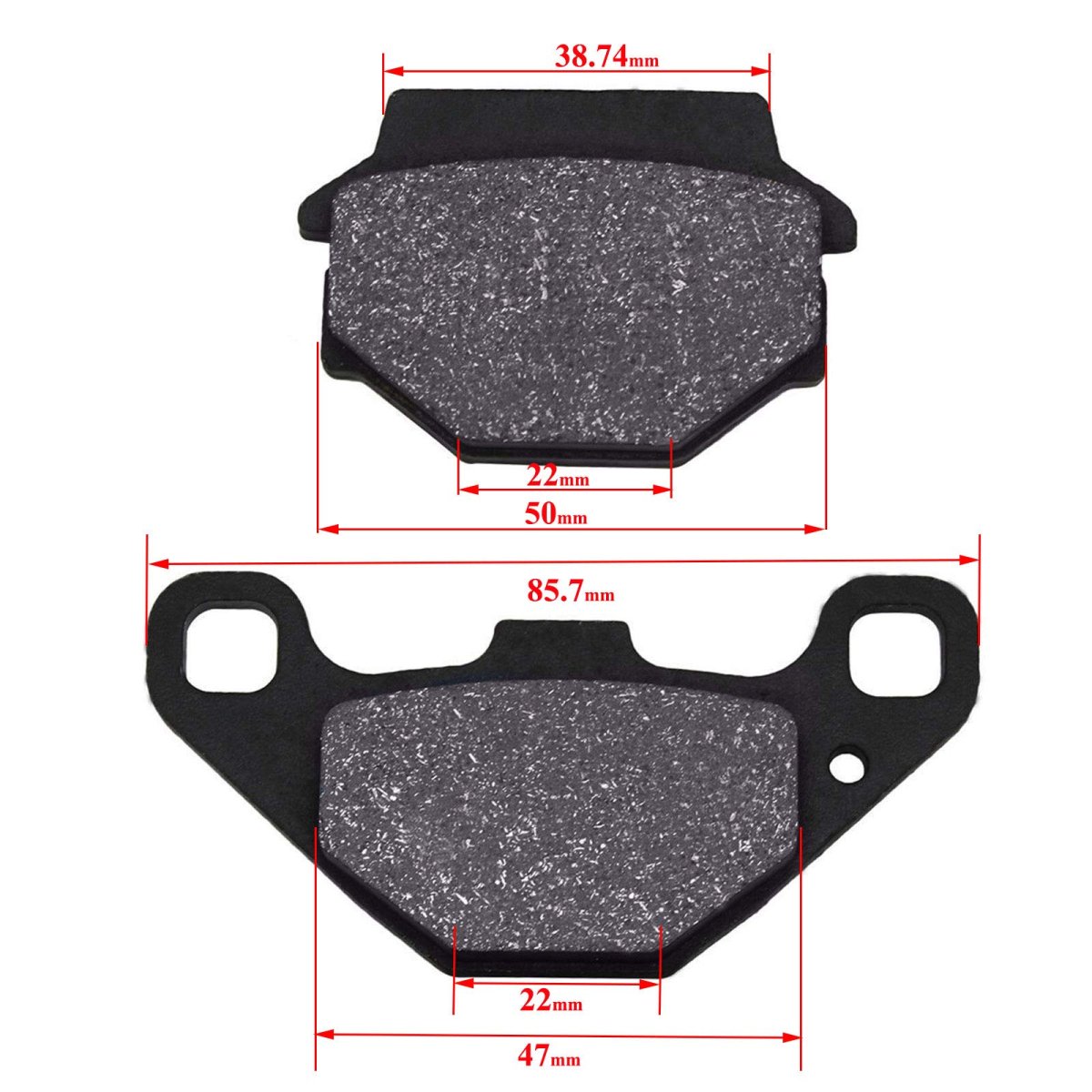 Glenparts Rear Brake Pads For Kawasaki Zr 250 B6 Balius-ii 2002 550 Z A1 A2 Z 550 F 1983 1984 Zr250 A Balius 1991-1995 Kmx 200