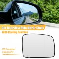 Car Right Side Rearview Heated Mirror Glass With Backing Plate For Land Rover Discovery 3 2004-2009 No Lr017067