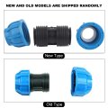 Keenso 32mm Pe Plastic Water Pipe Connector With Straight For Reduced Pressure And Saving Durable Material Pack Of 4 Home