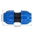 Keenso 32mm Pe Plastic Water Pipe Connector With Straight For Reduced Pressure And Saving Durable Material Pack Of 4 Home