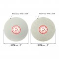Uxcell 6-inch Grit 120 3000 Diamond Coated Flat Lap Wheel Grinding Sanding Polishing Disc 2pcs