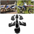 Ecotric Black Plastic Kit Bodywork Compatible With 1997 1998 1999 Cr250 Cr250r Honda