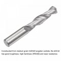 Uxcell Solid Carbide Drill Bits 8 8mm C2 K20 Tungsten Jobber Straight Shank Drilling Tool For Stainless Steel Aluminum Iron
