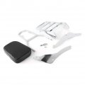 Newsmarts Backrest Sissy Bar With Luggage Rack Motorcycle Passenger Rear Seat Rest For Yamaha Dragstar 400 650 Classic