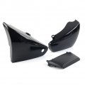 Fsfy Abs Motorcycle Side Cover Left Right Panels Battery Protector For Kawasaki Vulcan Vn900 Classic Custom 06-20 Black