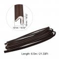 Uxcell Door Frame Weather Stripping 21ft Long 0 59 Wide Self Adhesive Foam Window Seal Soundproof V Shaped Flexible And Strip