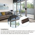 Uxcell Door Frame Weather Stripping 21ft Long 0 59 Wide Self Adhesive Foam Window Seal Soundproof V Shaped Flexible And Strip