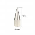 Uxcell 1 8 Npt Grease Fitting Standard Sharp Type Nozzle Zinc Plated Silver Tone 1pcs