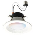 Satco S11568 10 5 Watt Downlight Retrofit Cct Selectable Dimmable 2000k-5000k Warm To Cool White Color Changeable 650 Lumens 