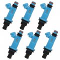 Fuel Injector Ocpty 6pcs 2 Holes Replacement Injectors Engine Part Fit For 98-05 Lexus Gs300 01-05 Is300 98-00 Sc300 98 Toyota