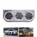 Triple Gauge Kit Fydun Water Temp Oil Press Amp Meter 52mm 3 In 1 Car Auto Set