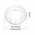 Uxcell Wall Split Flange 2pcs 201 Stainless Steel Round Escutcheon Plate For 70mm Diameter Pipe