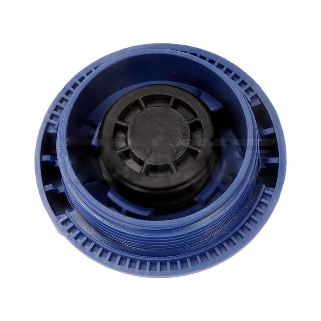 Volkswagen Golf 1999 00 01 02 03004 Coolant Reservoir Cap Plastic Blue Twist Type Threaded On Attachment 2 45 Inches Diameter