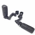 360 Degrees Adjustable Highway Peg Mounting Kit Eagle Hawk Style Footrest For 1 5 In Engine Guard Frame Tube V-star Roadstar 