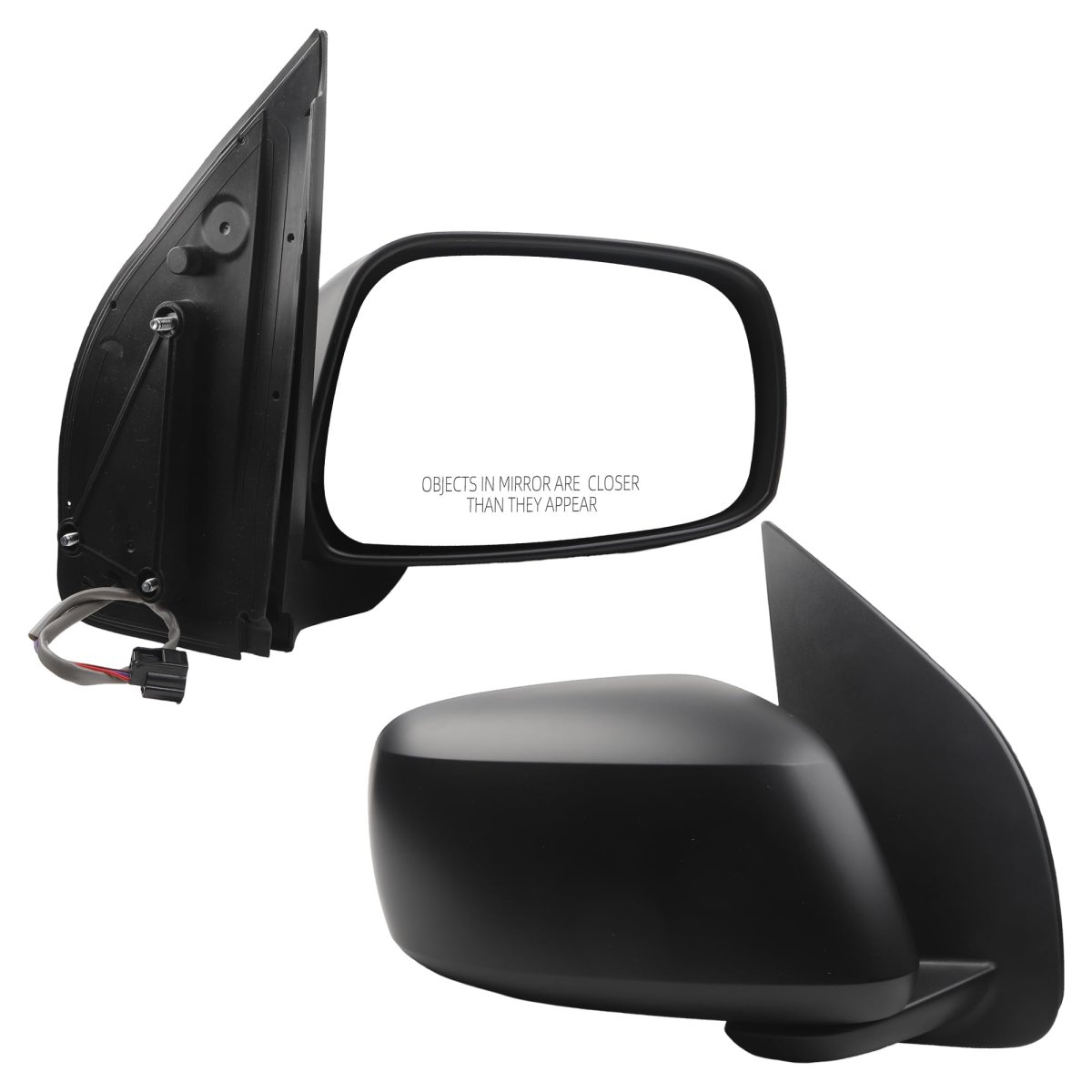 Right Passenger Side Door Mirror For Nissan Frontier 2005 2021 And Pathfinder 2012 Manual Folding Black Power Glass Ni1321153