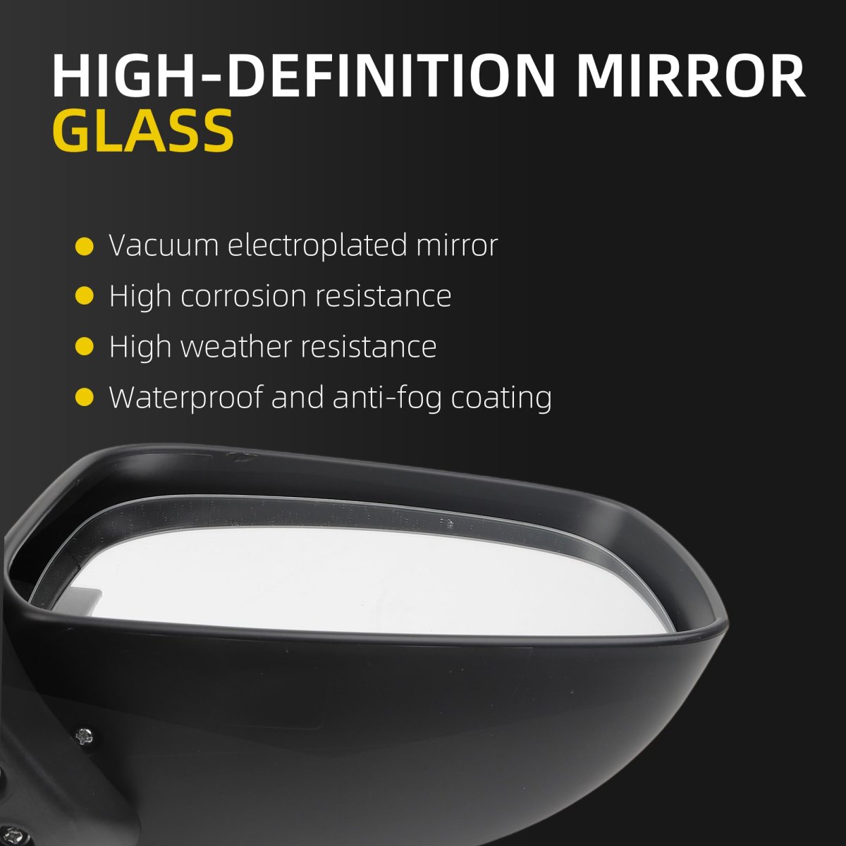 Right Passenger Side Door Mirror For Nissan Frontier 2005 2021 And Pathfinder 2012 Manual Folding Black Power Glass Ni1321153