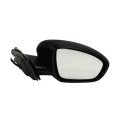 Passenger Side Door Mirror For Nissan Altima 2019 2020 2021 2022 2023 Power Foldaway Non Heated Textured Black With Paint To 