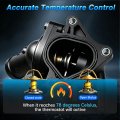 Engine Coolant Thermostat With Housing For Honda Civic 2 0l006011 2 4l 2012 2015 Cr V 2 2007 2014 Replace 19320 Raa A02 R40 A01