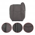 Autokay Front Bottom Top Cloth Seat Cover Gray For Gmc Sierra 2003004 2005 2006 2007 2 Pcs And 2 Back Vinyl