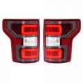Kuafu Pair Led Tail Light Compatible With 2018-2020 Ford F-150 Pickup Xl Xlt Rear Brake Lamp Assembly Driver Passenger Side