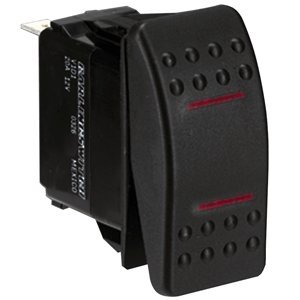 Paneltronics Switch Spdt Black On Off Rocker