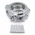 See Through Engine Stator Cover Chrome For Honda Cbr600rr 2003 2004 2005 2006 Left Side Aluminum And Tempered Glass 