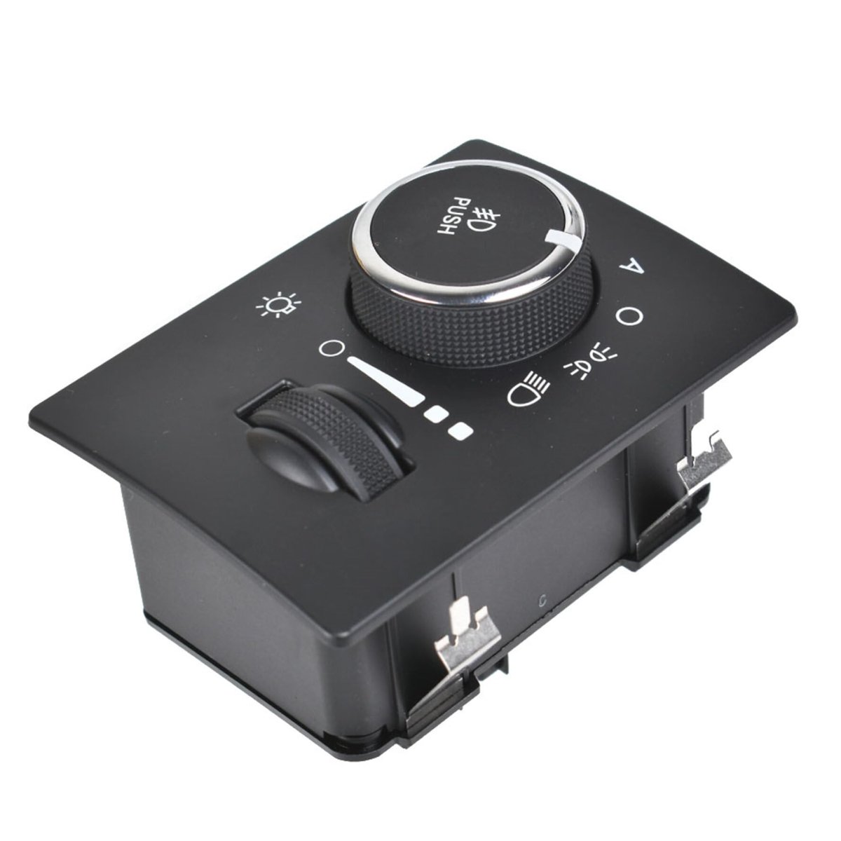 Automobile Master Power Headlamp Control Switch With Fog Lamp For 2010 2011 300 And 2014 Challenger 68189148aa Black Plastic