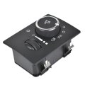 Automobile Master Power Headlamp Control Switch With Fog Lamp For 2010 2011 300 And 2014 Challenger 68189148aa Black Plastic