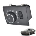 Automobile Master Power Headlamp Control Switch With Fog Lamp For 2010 2011 300 And 2014 Challenger 68189148aa Black Plastic