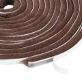 Uxcell Self Adhesive Brush Seal Weather Stripping 3 8 X 16 4ft Door Strip For Sliding Sash Window Wardrobe Brown