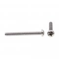 Prime-line Machine Screw Round Head Slotted Phillips Combo 12-24 X 2 In Grade 18-8 Stainless Steel Pack Of 50